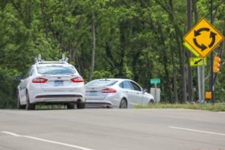 Autonomous Vehicle Testing at Mcity